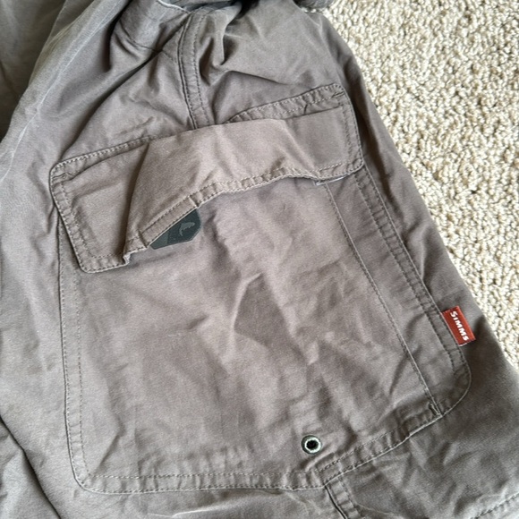 Simms Convertible Olive Green Fly Fishing Outdoor Pants - Picture 8 of 10